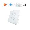 UK type Smart Touch Switch 4gang L+N (wifi)